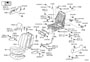 Diagram SEAT & SEAT TRACK for your 1972 TOYOTA