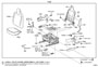 Diagram FRONT SEAT & SEAT TRACK for your 2017 TOYOTA Prius C Two Hatchback