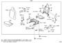 Diagram FRONT SEAT & SEAT TRACK for your 2017 TOYOTA Prius C Two Hatchback