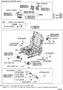 Diagram FRONT SEAT & SEAT TRACK for your 2008 TOYOTA AVALON XL 3500CC 24-VALVE DOHC EFI, AUTOMATIC  5-SPEED