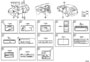 Diagram CAUTION PLATE (EXTERIOR & INTERIOR) for your 2003 TOYOTA HIGHLANDER