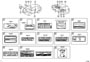Diagram CAUTION PLATE (EXTERIOR & INTERIOR) for your 2023 TOYOTA HIGHLANDER