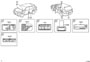 Diagram CAUTION PLATE (EXTERIOR & INTERIOR) for your 2019 TOYOTA HIGHLANDER