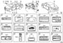 Diagram CAUTION PLATE (EXTERIOR & INTERIOR) for your TOYOTA