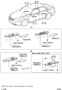 Diagram ARMREST & VISOR for your 2007 TOYOTA AVALON XL 3500CC 24-VALVE DOHC EFI, AUTOMATIC  6-SPEED