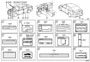 Diagram CAUTION PLATE (EXTERIOR & INTERIOR) for your 2009 TOYOTA HIGHLANDER