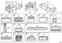 Diagram CAUTION PLATE (EXTERIOR & INTERIOR) for your 2012 TOYOTA HIGHLANDER