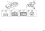 Diagram CAUTION PLATE (EXTERIOR & INTERIOR) for your 2012 TOYOTA FJ CRUISER Base 4.0L M/T 4WD