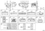 Diagram CAUTION PLATE (EXTERIOR & INTERIOR) for your TOYOTA HIGHLANDER