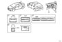Diagram CAUTION PLATE (EXTERIOR & INTERIOR) for your 2021 TOYOTA HIGHLANDER