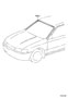 Image of Windshield Molding (Upper) image for your 1977 TOYOTA COROLLA