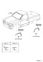 Diagram MOULDING for your 1990 TOYOTA PREVIA