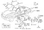 Diagram MOULDING for your 2003 TOYOTA TUNDRA LIMITED 4700CC 32-VALVE DOHC EFI, AUTOMATIC  5-SPEED COLUMN SHIFT