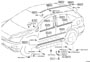 Diagram SIDE MOULDING for your TOYOTA CRESSIDA