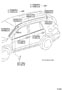 Diagram MOULDING for your TOYOTA CRESSIDA