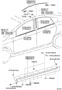 Diagram SIDE MOULDING for your TOYOTA PRIUS