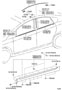 Diagram SIDE MOULDING for your TOYOTA PRIUS