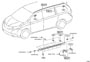 Diagram MOULDING for your 2009 TOYOTA AVALON XL