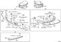 Diagram MUDGUARD & SPOILER for your 2005 TOYOTA AVALON XL