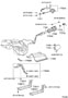 Diagram FUEL TANK & TUBE for your 2003 TOYOTA COROLLA SEDAN, LE 1800CC 16-VALVE DOHC EFI, AUTOMATIC  4-SPEED