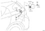 Diagram FUEL TANK & TUBE for your 2003 TOYOTA COROLLA SEDAN, LE 1800CC 16-VALVE DOHC EFI, AUTOMATIC  4-SPEED