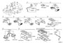 Diagram INTERIOR LAMP for your 2003 TOYOTA COROLLA SEDAN, CE 1800CC 16-VALVE DOHC EFI, AUTOMATIC  4-SPEED