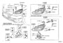 Diagram HEADLAMP for your TOYOTA