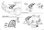 Diagram HEADLAMP for your 2006 TOYOTA PRIUS Premium