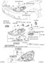 Diagram HEADLAMP for your 2001 TOYOTA CELICA