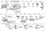 Diagram INTERIOR LAMP for your 2024 TOYOTA COROLLA Hybrid Nightshade Sedan