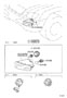 FRONT TURN SIGNAL LAMP Diagram