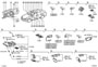 Diagram INTERIOR LAMP for your 2024 TOYOTA COROLLA Hybrid Nightshade Sedan