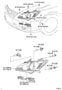 Diagram HEADLAMP for your 2001 TOYOTA CELICA