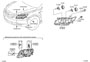 Diagram HEADLAMP for your 2014 TOYOTA AVALON