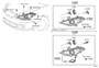 Diagram HEADLAMP for your 2023 TOYOTA TUNDRA