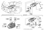 Diagram HEADLAMP for your 2015 TOYOTA YARIS