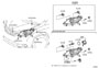 Diagram HEADLAMP for your 2004 TOYOTA TUNDRA