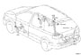 Diagram WIRING & CLAMP for your 2000 TOYOTA ECHO 4-DOOR 1500CC 16VALVE DOHC EFI, AUTOMATIC