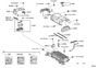 Diagram BATTERY & BATTERY CABLE for your 2024 TOYOTA PRIUS