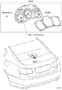Diagram METER for your 2003 TOYOTA HIGHLANDER