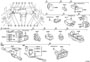 Diagram SWITCH & RELAY for your 2003 TOYOTA COROLLA SEDAN, LE 1800CC 16-VALVE DOHC EFI, AUTOMATIC  4-SPEED