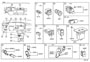 Diagram SWITCH & RELAY for your 2003 TOYOTA COROLLA SEDAN, CE 1800CC 16-VALVE DOHC EFI, AUTOMATIC  4-SPEED