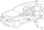 Diagram AIR BAG for your 2015 TOYOTA Prius C