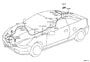 Image of Clamp, Wiring HARNES. Hose Clamp. (Rear). Included with: Rear Hose. image for your 1978 TOYOTA