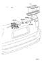 Diagram REAR WIPER for your 2009 TOYOTA TACOMA