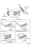 Diagram RADIO RECEIVER & AMPLIFIER & CONDENSER for your 2003 TOYOTA HIGHLANDER