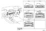 Diagram RADIO RECEIVER & AMPLIFIER & CONDENSER for your 2002 TOYOTA COROLLA