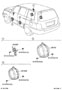 Diagram SPEAKER for your 2002 TOYOTA HIGHLANDER