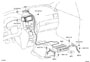 Diagram NAVIGATION & FRONT MONITOR DISPLAY for your 2020 TOYOTA TACOMA SR Extended Cab Pickup Fleetside