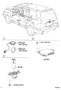 Diagram REAR MONITOR DISPLAY & CAMERA for your 1996 TOYOTA TACOMA